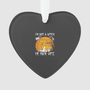 Not Witch Wife Halloween Sunset Cauldron_1 Ornament