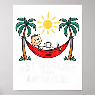 Not Working From Anywhere Funny Hammock 2025  Poster
