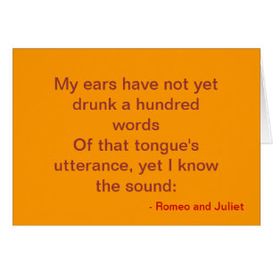 Not yet drunk a hundred words, yet I know