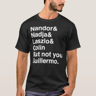 Not You Guillermo - Black on Dark Shirt Essential
