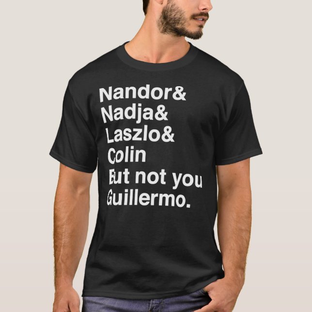 Not You Guillermo - Black on Dark Shirt Essential  (Front)