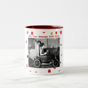 Not your average book club Two-Tone coffee mug