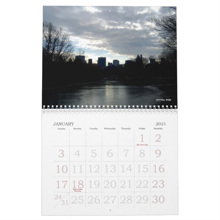 Not Your Average New York City Calendar Zazzle Com calendar new york city jan 2 2021