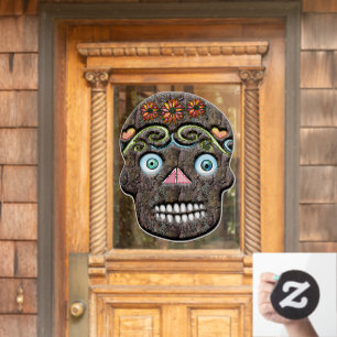 Not Your Average Sugar Skull v2 Window Cling
