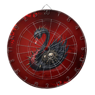 Not Your Average Swan – Spikes, Skulls & Sass.  Dart Board