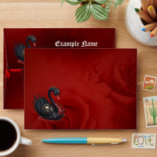 Not Your Average Swan – Spikes, Skulls & Sass. Envelope