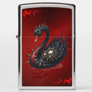 Not Your Average Swan – Spikes, Skulls & Sass. Zippo Lighter