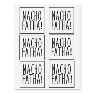 (Not Your) Fatha Temporary Tattoos