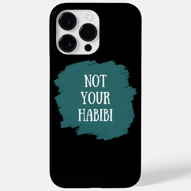 Not Your Habibi Case-Mate iPhone Case (Back)