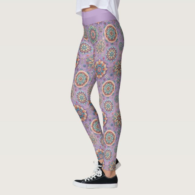 Not Your Ordinary Snowflakes IV Leggings (Left)