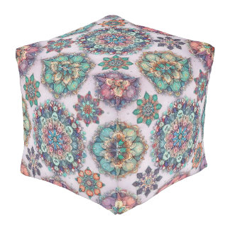 Not Your Ordinary Snowflakes Pouf