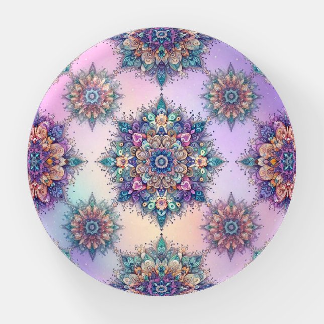 Not Your Ordinary Snowflakes VI Paperweight (Front)