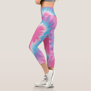 Not Your Ugly Christmas Holiday Leggings, Colorful Capri Leggings