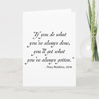 Notable Quotable Blank Inside Greeting Card