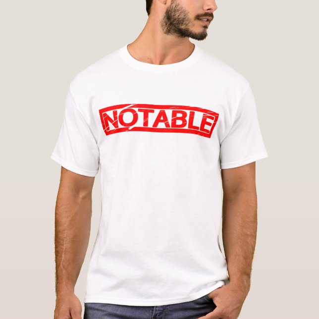 Notable Stamp T-Shirt (Front)
