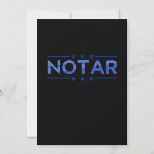 Notar Notarin Notary Public Anwalt Lawyer Gift Invitation