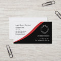 Notary Business Card Template Zazzle