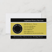 Notary Business Cards (Front/Back)