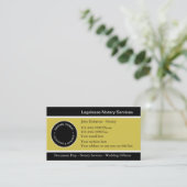 Notary Business Cards (Standing Front)