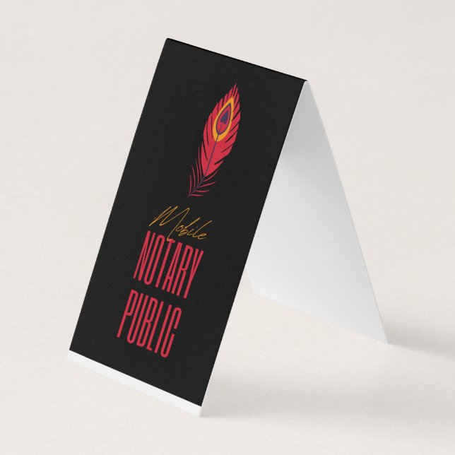 Notary Business Cards (Front)