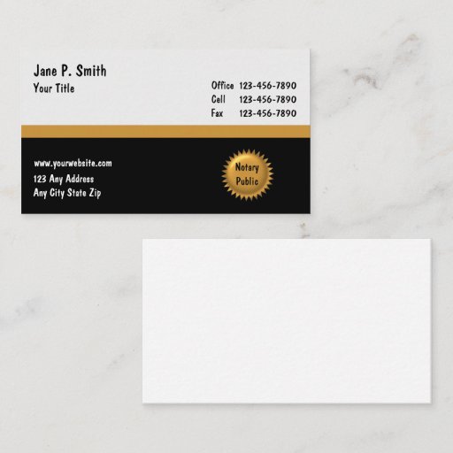 Customizable Notary Business Cards_2