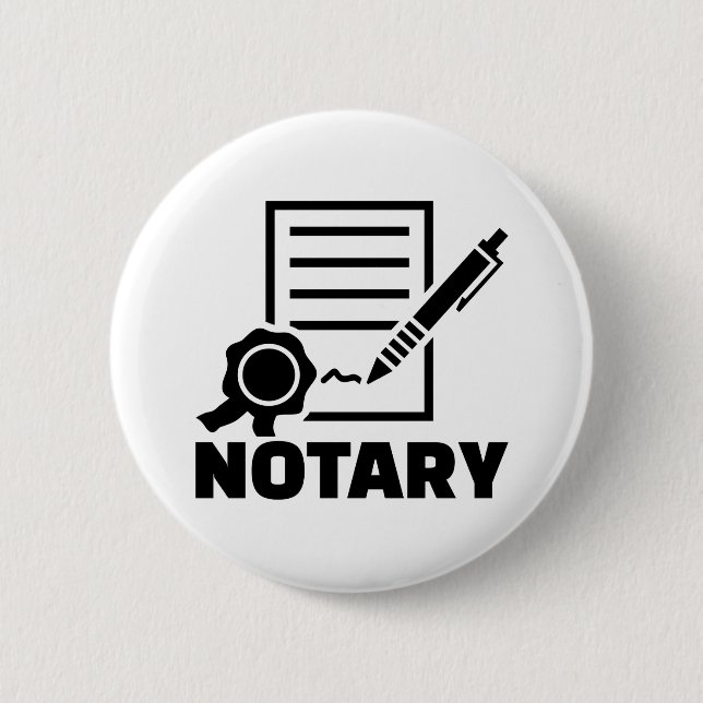 Notary Button (Front)
