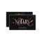 Notary elegant rose gold typography feather pen bu