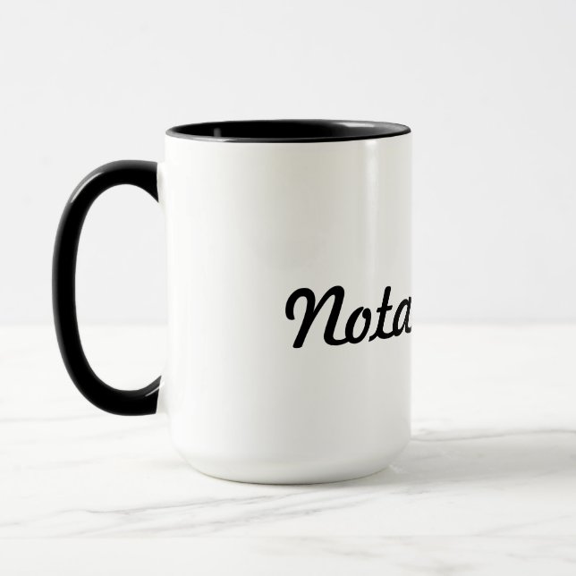 Notary Juice Mug (Left)