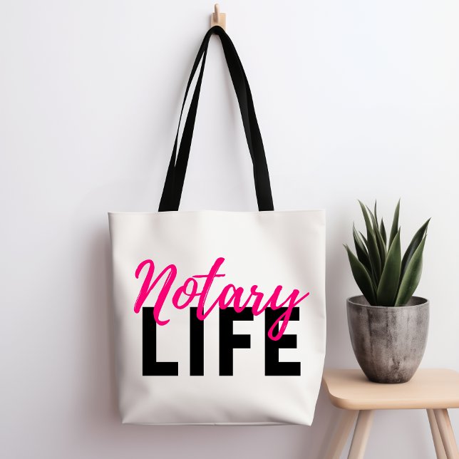 Notary Life Public Tote Bag (Creator Uploaded)