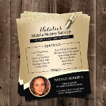 Notary Loan Signing Agent Black & Gold Photo Flyer<br><div class="desc">Notary Loan Signing Agent Black & Gold Photo Flyers.</div>