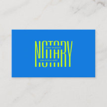 Notary Loan Signing Agent Elegant Blue &Green