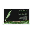 Notary Loan Signing Agent Modern Emerald Green Bu