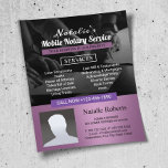 Notary Loan Signing Agent Modern Purple Photo Flyer<br><div class="desc">Mobile Notary & Loan Signing Agent Professional Purple Photo Flyers.</div>