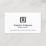 Notary Loan Signing Agent Pen Nib Logo Minimalist Business Card