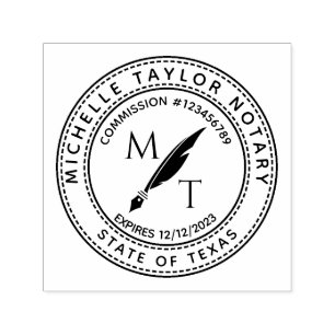 Notary Loan Signing Agent Professional Modern Rubb Self-inking Stamp