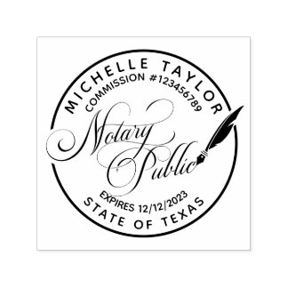 Notary Loan Signing Agent Professional Modern Rubb Self-inking Stamp