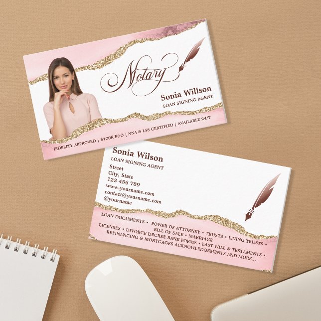 Notary Loan Signing Agent QR code Insert Photo (Creator Uploaded)