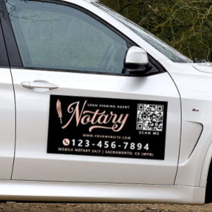 Decals, Magnetic Signs, Rubber Stamps, Window Lettering, Notary Public