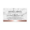 Notary Loan Signing Agent Rose Gold Border Marble