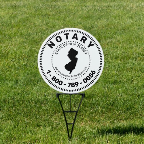 Notary New Jersey Sign