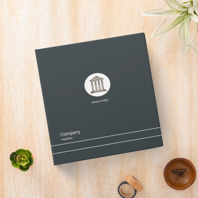 Notary Public  3 Ring Binder (In Situ)