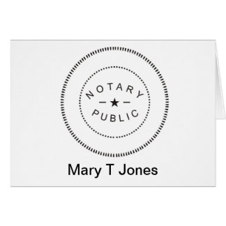 NOTARY PUBLIC ACCESSORIES CARDS
