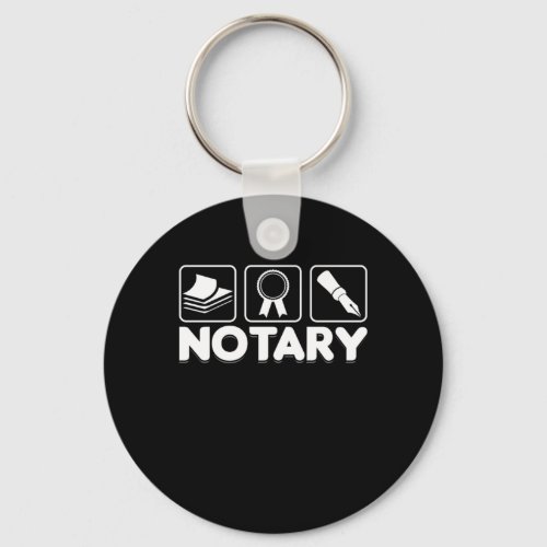 Notary Public Attorney Lawyer Notary Public Agency Keychain