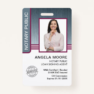 Notary Public Badges