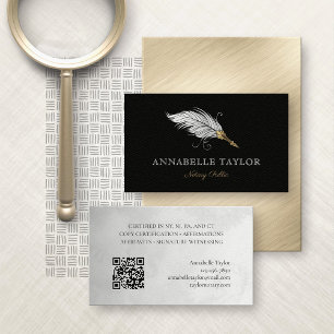 Notary Public Business Card
