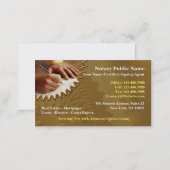 Notary Public Business Card (Front/Back)