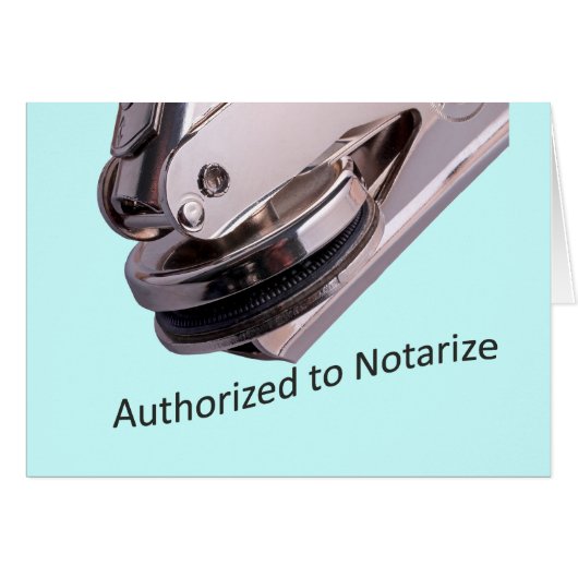 Notary Public Cards (Front Horizontal)