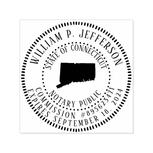 Notary Public Connecticut Self_inking Stamp