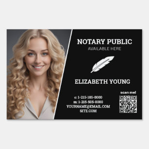 🖋️ Notary Public Custom Photo Sign