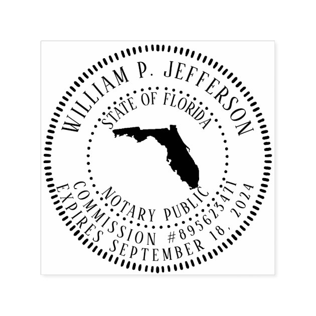 Notary Public Florida Self Inking Stamp Zazzle   Notary Public Florida Self Inking Stamp R075cc425ae924579a295d0511782b543 6y40n 630 